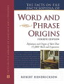 From the literary to the bizarre, this encyclopedia features the origins of over 9,000 words and phrases, including slang, proverbs, animal and plant names, nicknames, historical expressions, and more.