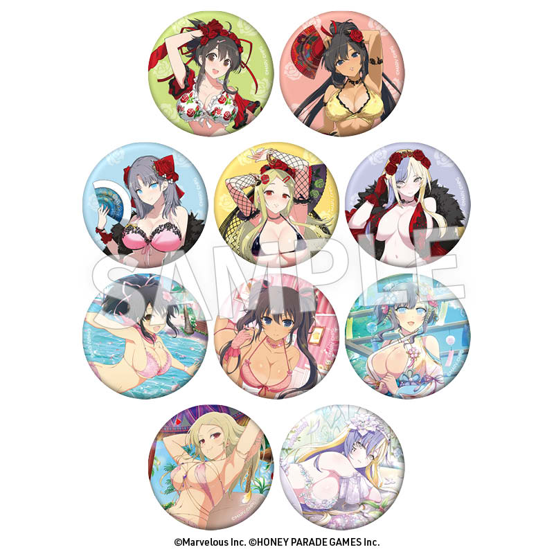 閃乱カグラ 76mm缶バッジ vol.5