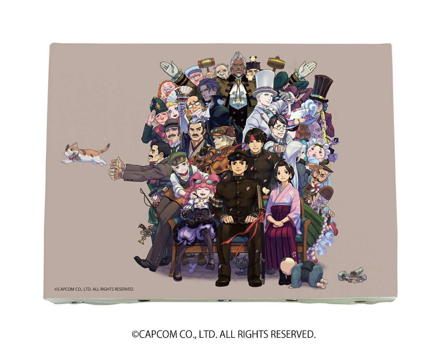 キャンバスアート「大逆転裁判」01/集合デザイン【グッズ】