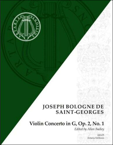 【輸入楽譜】サン=ジョルジュ, Joseph Boulogne Chevalier De: バイオリン協奏曲 ト長調 Op.2/1/Badley編: 指揮者用大型スコア