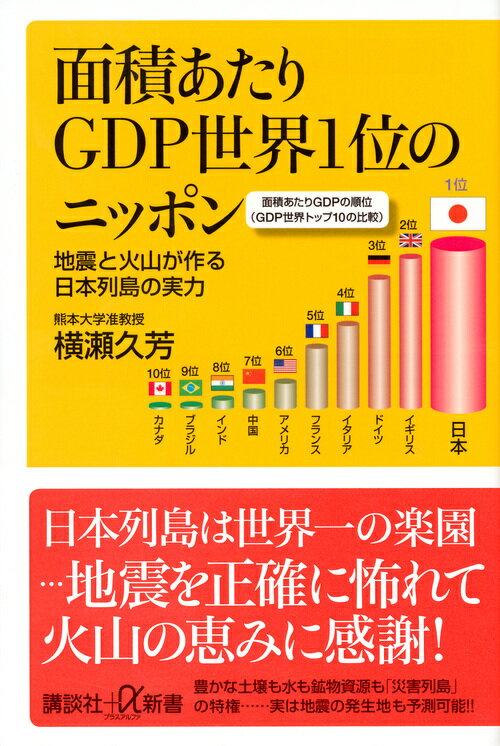 面積あたりGDP世界1位のニッポン　地震と火山が作る日本列島