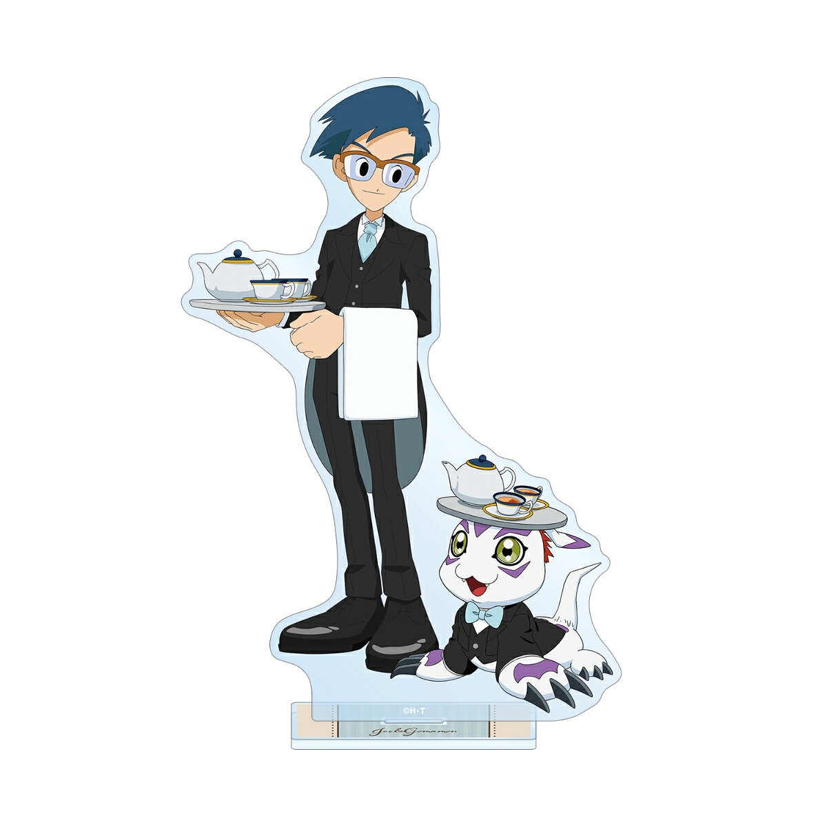 デジモンアドベンチャー描き下ろし 城戸丈&ゴマモン メイド&執事ver. BIGアクリルスタンド