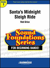 【輸入楽譜】グライス, Rob: Santa's Midnight Sleigh Ride: スコアとパート譜セット [ グライス, Rob ]