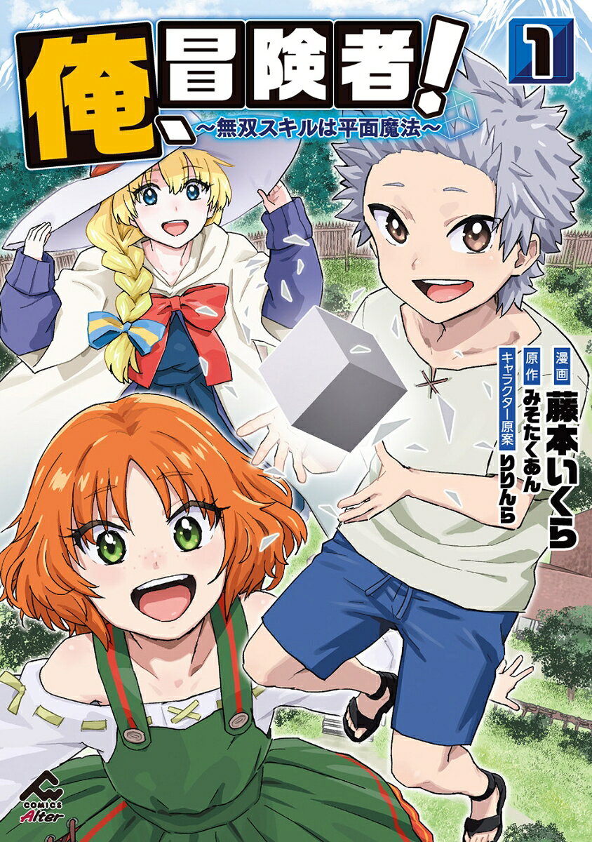 俺、冒険者！ 〜無双スキルは平面魔法〜 1の表紙