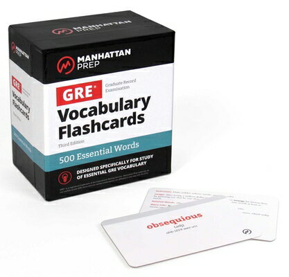 500 Essential Words: GRE Vocabulary Flashcards Including Definitions, Usage Notes, Related Words, an FLSH CARD-500 ESSENTIAL WORDS （Manhattan Prep GRE Prep） Manhattan Prep