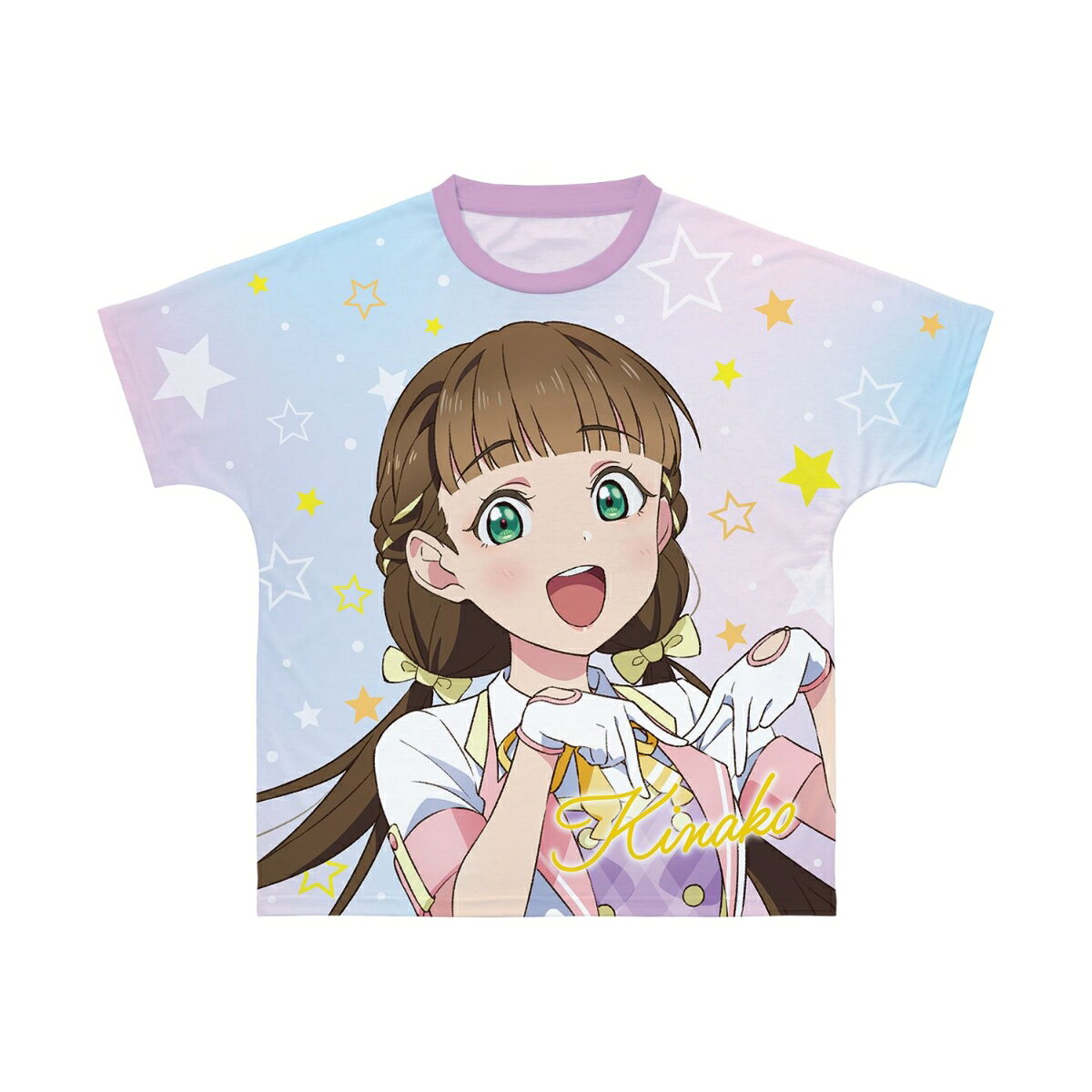 ラブライブ！スーパースター!!描き下ろし 桜小路きな子 MIRACLE NEW STORY ver. フルグラフィックTシャツユニセックス(サイズ/XL)