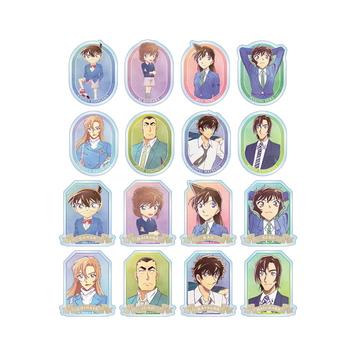 名探偵コナントレーディング Ani-Art 第10弾 クリアダイカットステッカー(BOX＝16個)