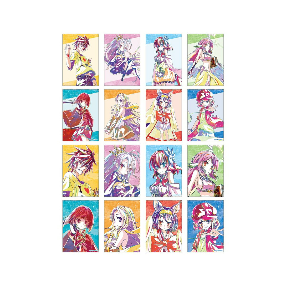 ノーゲーム・ノーライフトレーディング Ani-Art 第2弾 ブロマイド(BOX＝16個)