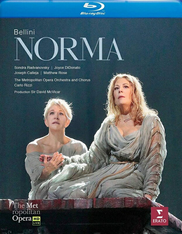【輸入盤】『ノルマ』全曲 マクヴィカー演出、カルロ・リッツィ＆メトロポリタン歌劇場、ソンドラ・ラドヴァノフスキー、ジョイス・ディドナート、