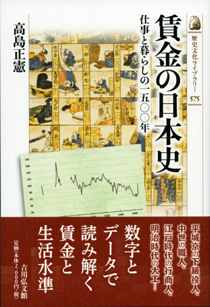 奈良時代の日本最古の賃金記録から、明治時代の職人の収入までー。史料を博捜し、昔の人びとの賃金の高さや生活水準に迫る分析手法を丹念に解説する。一五〇〇年にわたる日本の賃金史を、数字とデータで読み解く。