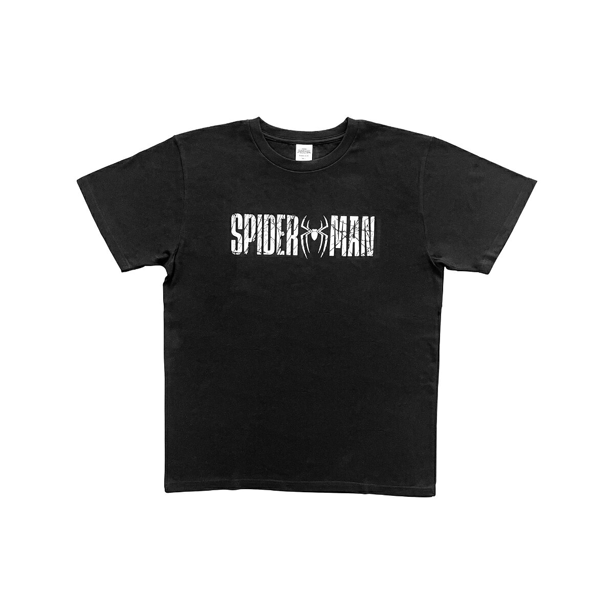 映画「スパイダーマン:ブランド・ニュー・デイ」のTシャツ(黒)です。背面にもデザインあり！Lサイズ。【商品サイズ (cm)】(幅）：L
