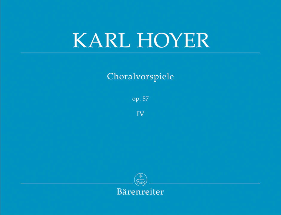 【輸入楽譜】ホイヤー, Karl: コラール前奏曲 Op.57 第4巻/Weyer編