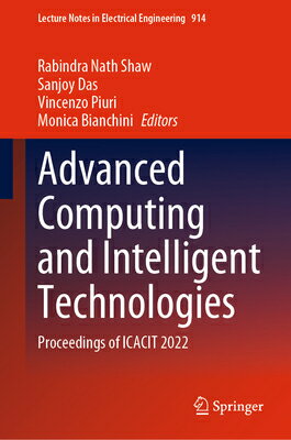 Advanced Computing and Intelligent Technologies: Proceedings of Icacit...