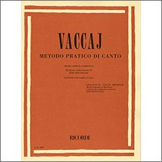 【輸入楽譜】ヴァッカイ, Nicola: イタリア歌曲用教則本: メゾ・ソプラノまたはバリトン篇: CD付