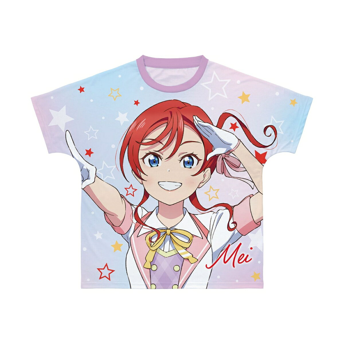ラブライブ！スーパースター!!描き下ろし 米女メイ MIRACLE NEW STORY ver. フルグラフィックTシャツユニセックス(サイズ/M)
