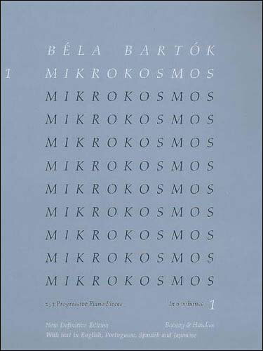 【輸入楽譜】バルトーク, Bela: ミクロコスモス 第1巻