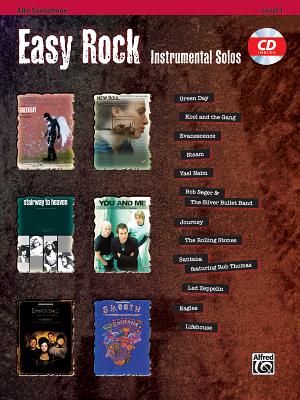 Easy Rock Instrumental Solos: Alto Saxophone [With ...