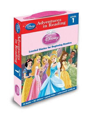 Disney Princess: Reading Adventures Disney Princess Level 1 Boxed Set With 86 Stickers and Parent L BOXED-DISNEY PRINCESS READING （Reading Adventures） Disney Books