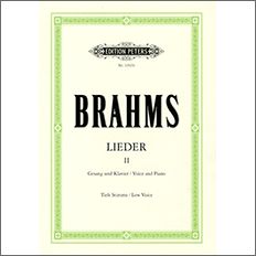 【輸入楽譜】ブラームス, Johannes: 歌曲集 第2巻(低声用)(独語)