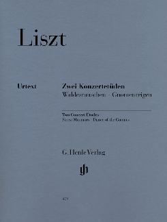 【輸入楽譜】リスト, Franz(Ferenc): 2つの演奏会用練習曲/原典版/Haug-Freienstein Eckhardt編/Liszt運指 リスト, Franz(Ferenc)