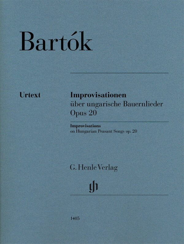 【輸入楽譜】バルトーク, Bela: ハンガリー農民の歌による即興曲 Op.20/原典版/Somfai編/Varjon運指