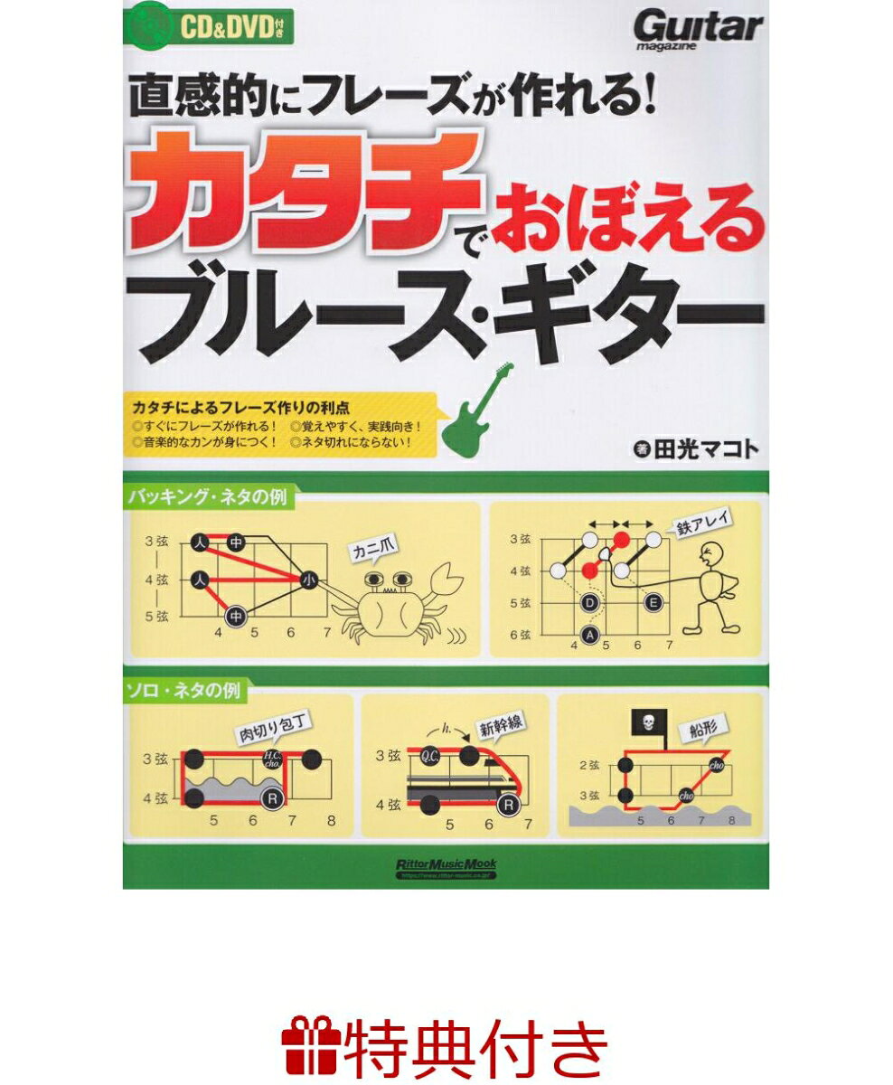 【特典】直感的にフレーズが作れる！カタチで覚えるブルース・ギター(ジャズ・ブルース・ブルーグラスフェア2026 限定特典チケットケース1枚 /プレゼント抽選応募対象)の表紙
