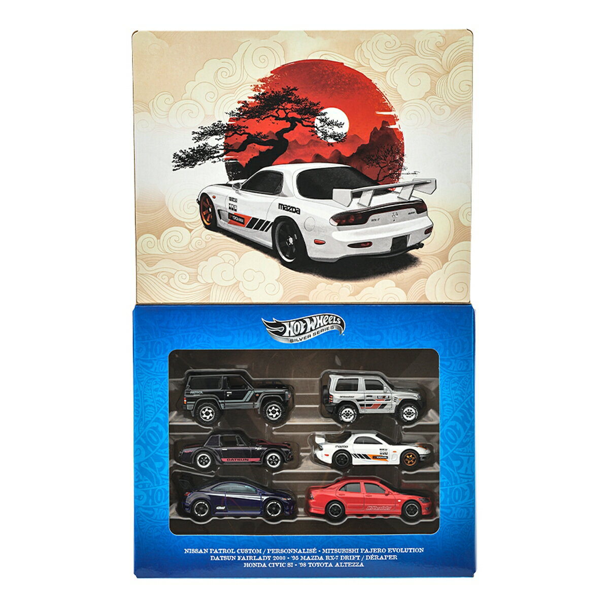 ホットウィール(Hot Wheels)　ストリート・オブ・ジャパン マルチパック 乗り物おもちゃ ミニカー 6台入り 3歳から マルチ JLB23 2