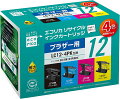 ブラザー LC12-4PK対応リサイクルインク 4色パック

【対応純正型番】
LC12-4PK

【適合機種】
DCP-J525N / DCP-J540N / DCP-J725N / DCP-J740N / DCP-J925N / DCP-J940N / MFC-J5910CDW / MFC-J6510DW / MFC-J6710CDW / MFC-J6910CDW / MFC-J705D / MFC-J705DW / MFC-J710D / MFC-J710DW / MFC-J810DN / MFC-J810DWN / MFC-J825N / MFC-J840N / MFC-J860DN / MFC-J860DWN / MFC-J955DN / MFC-J955DWN / MFC-J960DN / MFC-J960DWN