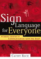 There are approximately 28 million deaf, hard of hearing, and deafened people in the US, according to Gallaudet University, and although not all of them speak American Sign Language (ASL), a visual-spatial language that is used by the deaf community in the United States (and English-speaking parts of Canada), the number of them who do make ASL the fourth most commonly used language in the country! Now being made available in this affordable trade paper edition, Sign Language for Everyone can be used to reach a new generation of the deaf. For those seeking to establish a ministry to the deaf, or simply to provide ASL translation of sermons, the book-written by Dr. Cathy Rice, using her more than fifty years of experience in working with the hearing-impaired-will be a welcome resource. In addition to the explanation and illustration for each sign, the book covers rules and etiquette to observe when interacting with the deaf.