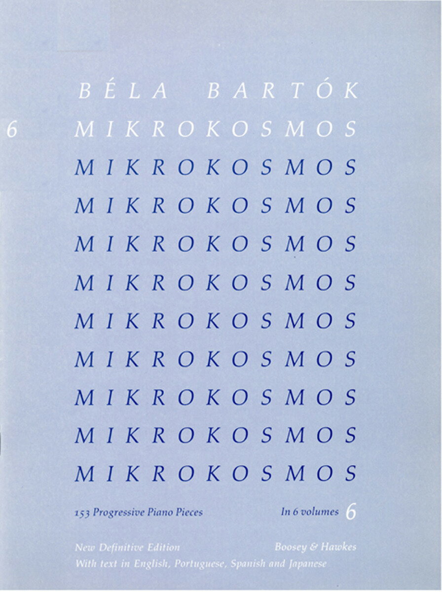 【輸入楽譜】バルトーク, Bela: ミクロコスモス 第6巻