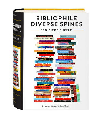 Bibliophile Diverse Spines 500-Piece Puzzle BIBLIOPHILE DIVERSE SPINES 500 Bibliophile [ Jamise Harper ]