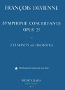 ドヴィエンヌ, Francois: 2本のクラリネットのための協奏交響曲 変ロ長調 Op.25/Voxman編: ピアノ・リダクション 