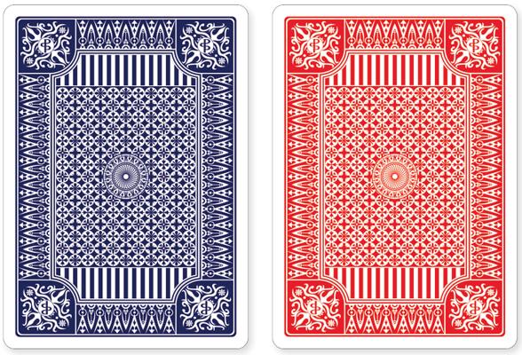 Blue and Red Premium Playing Cards, Two Standard Decks CD-BLUE & RED PREMIUM PLAYING [ Peter Pauper Press ]