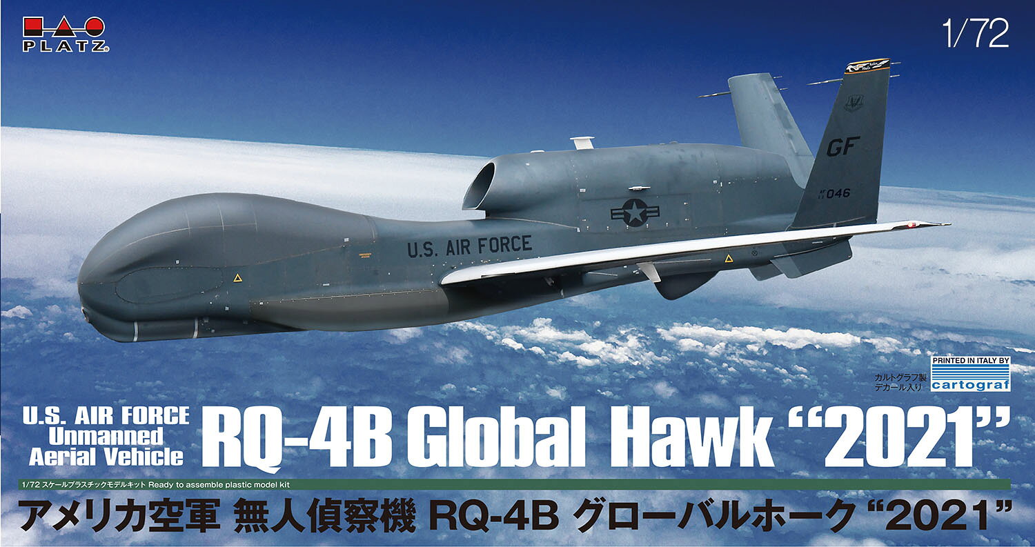 1/72 アメリカ空軍 無人偵察機 RQ-4B グローバルホーク “2021” 【AC-54】 (プラモデル)