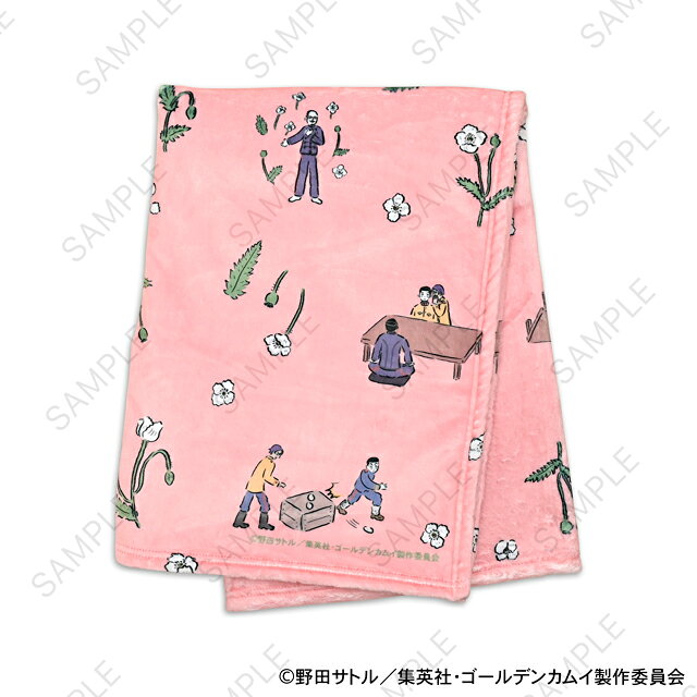 「ゴールデンカムイ」から鬼頭祈コラボ ビッグブランケットC（鶴見中尉一派）が登場！【対象年齢】：15歳以上【商品サイズ (cm)】(幅×高さ）：145×100