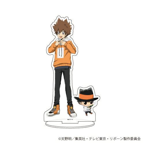 キャラアクリルフィギュア「家庭教師ヒットマンREBORN!」27/ツナ&リボーンストリートギャングver.【グッズ】