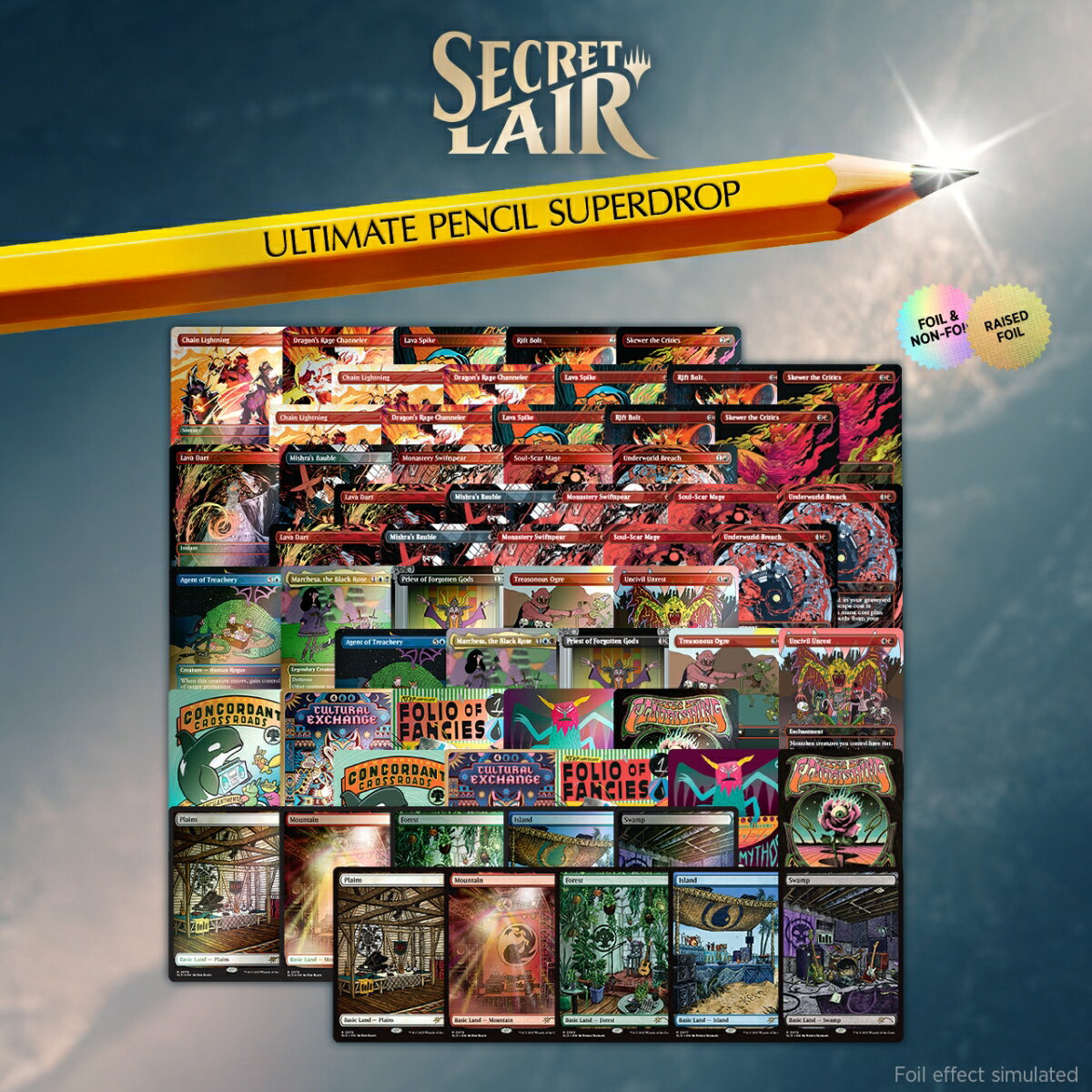 マジック:ザ・ギャザリング Secret Lair Ultimate Pencil Superdrop The Ultimate Pencil Everything Bundle【クレジットカード決済限定】