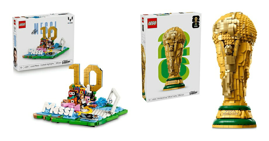 【セット商品】レゴ(LEGO) エディション リオネル・メッシ：ゴールの瞬間 43011 + FIFAワールドカップ(TM) 公式トロフィー 43020 おもちゃ 玩具 プレゼント