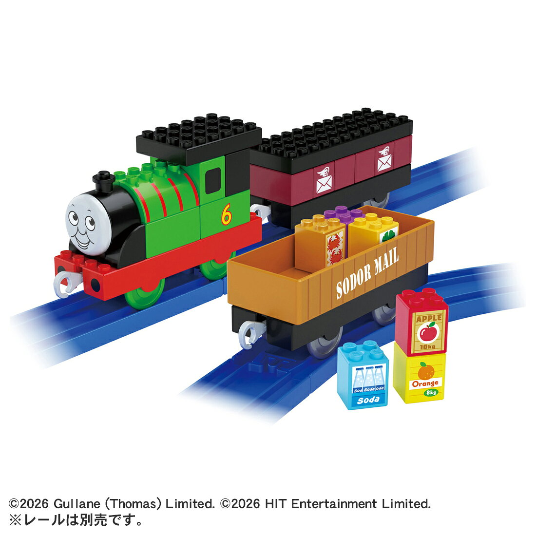 タカラトミー 玩具【グッズ】【キャラクターグッズ】とみか tomica tomika プラレール ぷられーる plarail ブロック トミプラブロック パーシー セット キカンシャトーマス　トミカ・プラレールブロック　パーシーノハイタツセット 発売日：2026年11月中旬 JAN：4904810069904 ゲーム おもちゃ 乗り物のおもちゃ セット グッズ