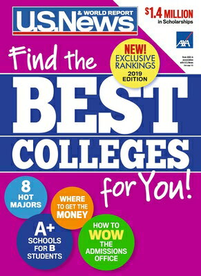 Best Colleges 2019: Find the Best Colleges for You! BEST COLLEGES 2019 SOFT COVER/ （Best Colleges） [ U. S. News and World Report ]