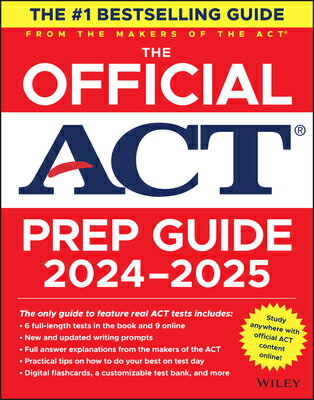 The Official ACT Prep Guide 2024-2025: Book + 9 Practice Tests + 400 Digital Flashcards + Online Cou