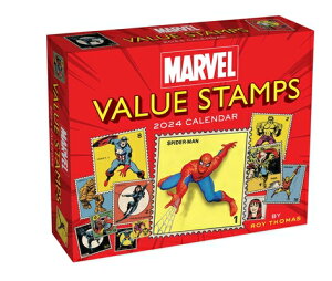 Marvel Value Stamps 2024 Day-To-Day Calendar MARVEL VALUE STAMPS 2024 DAY-T [ Marvel Entertainment ]