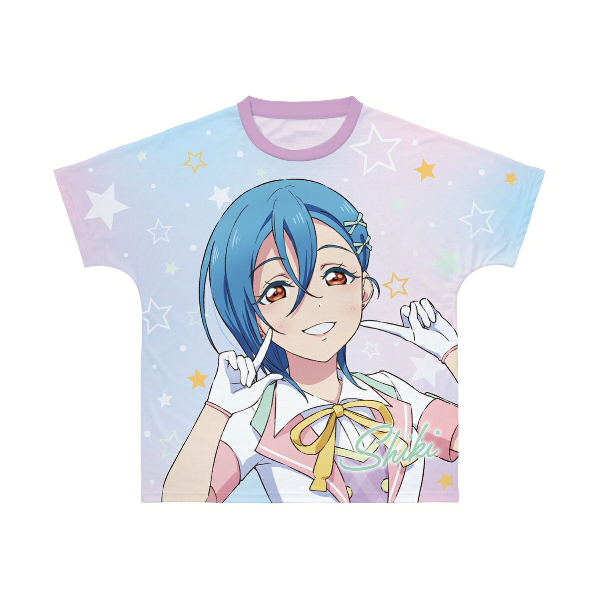ラブライブ！スーパースター!!描き下ろし 若菜四季 MIRACLE NEW STORY ver. フルグラフィックTシャツユニセックス(サイズ/XXXL)