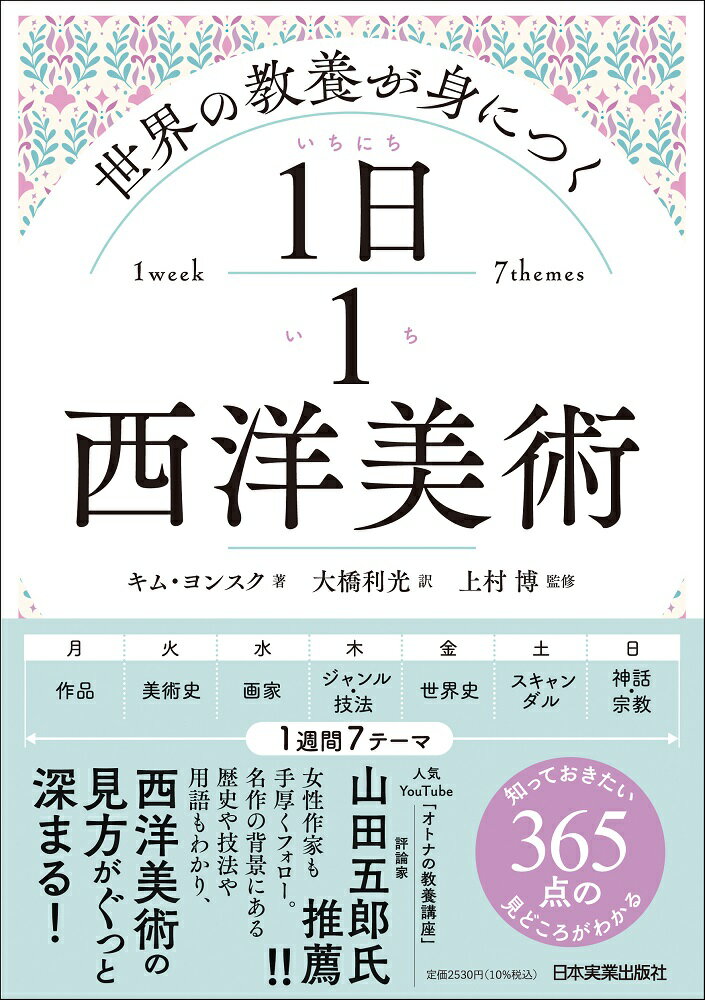 １週間７テーマ。知っておきたい３６５点の見どころがわかる。