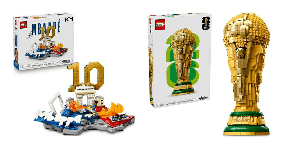【セット商品】レゴ(LEGO) エディション キリアン・エムバペ：ゴールの瞬間 43013 + FIFAワールドカップ(TM) 公式トロフィー 43020 おもちゃ 玩具 プレゼント