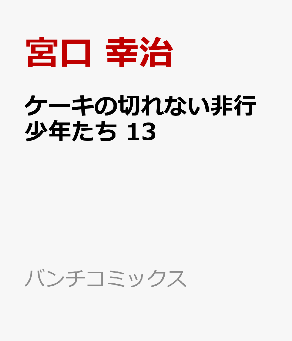 ケーキの切れない非行少年たち 13 表紙
