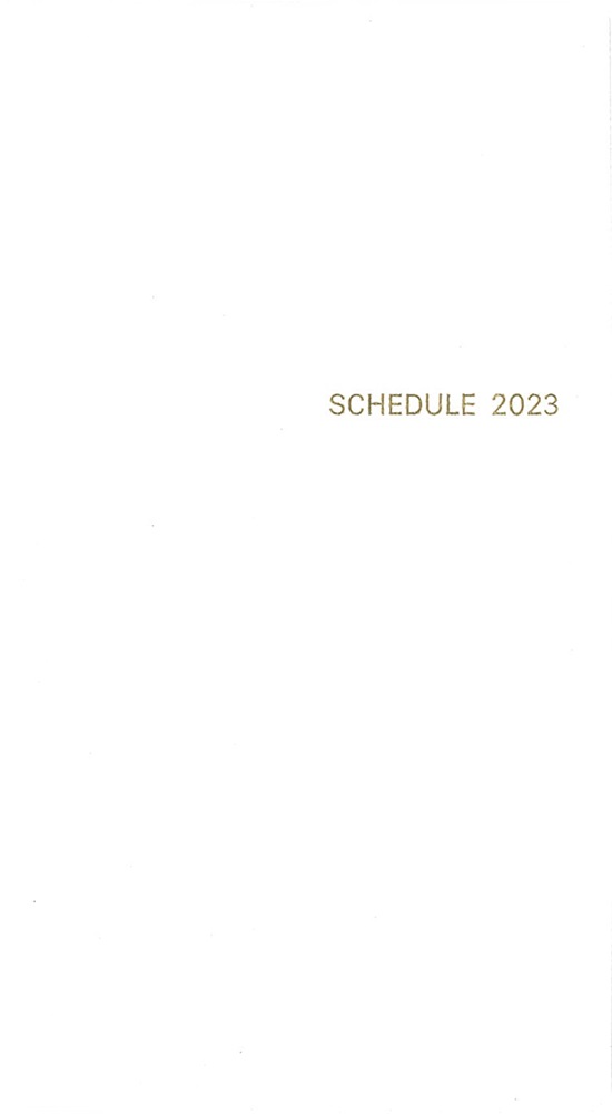 シンプル手帳 パウダーホワイト 2023年1月始まり