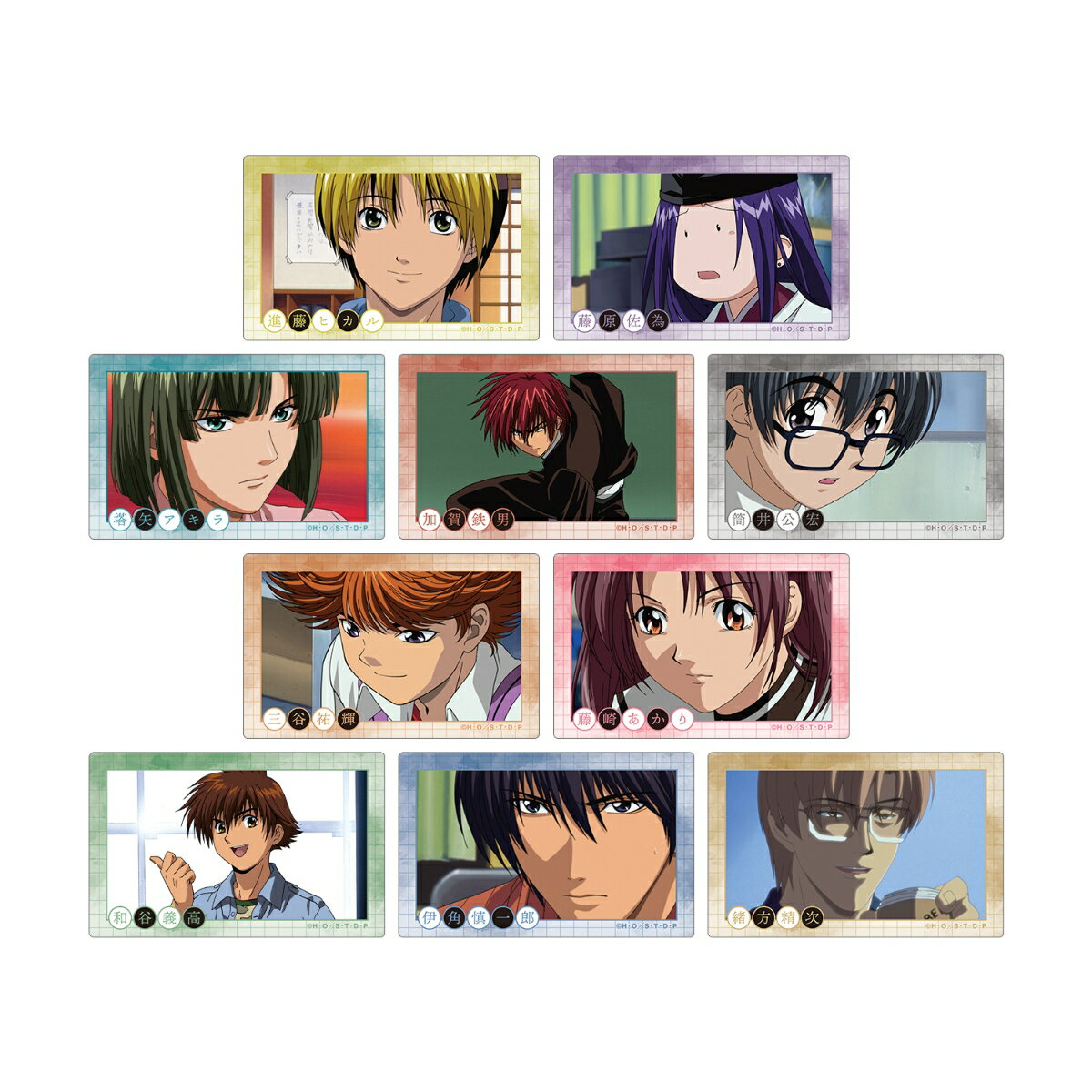 TVアニメ「ヒカルの碁」トレーディング場面写カードステッカー(BOX＝10個)