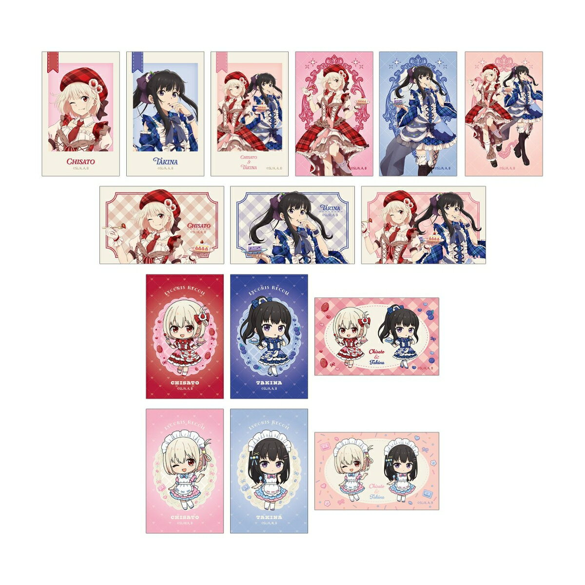 TVアニメ「リコリス・リコイル」描き下ろし&ちびキャラ スイーツ衣装/メルヘンメイドver. トレーディングイラストカード(BOX＝15個)