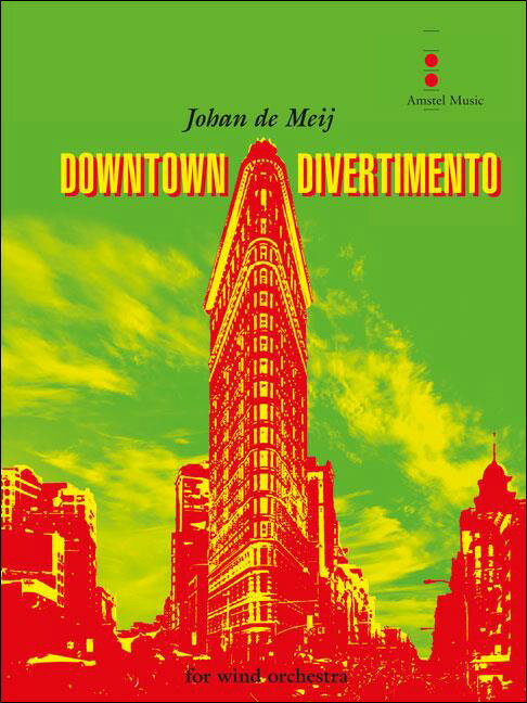 【輸入楽譜】デ・メイ, Johan: ダウンタウン・ディベルティメント: スコアとパート譜セット